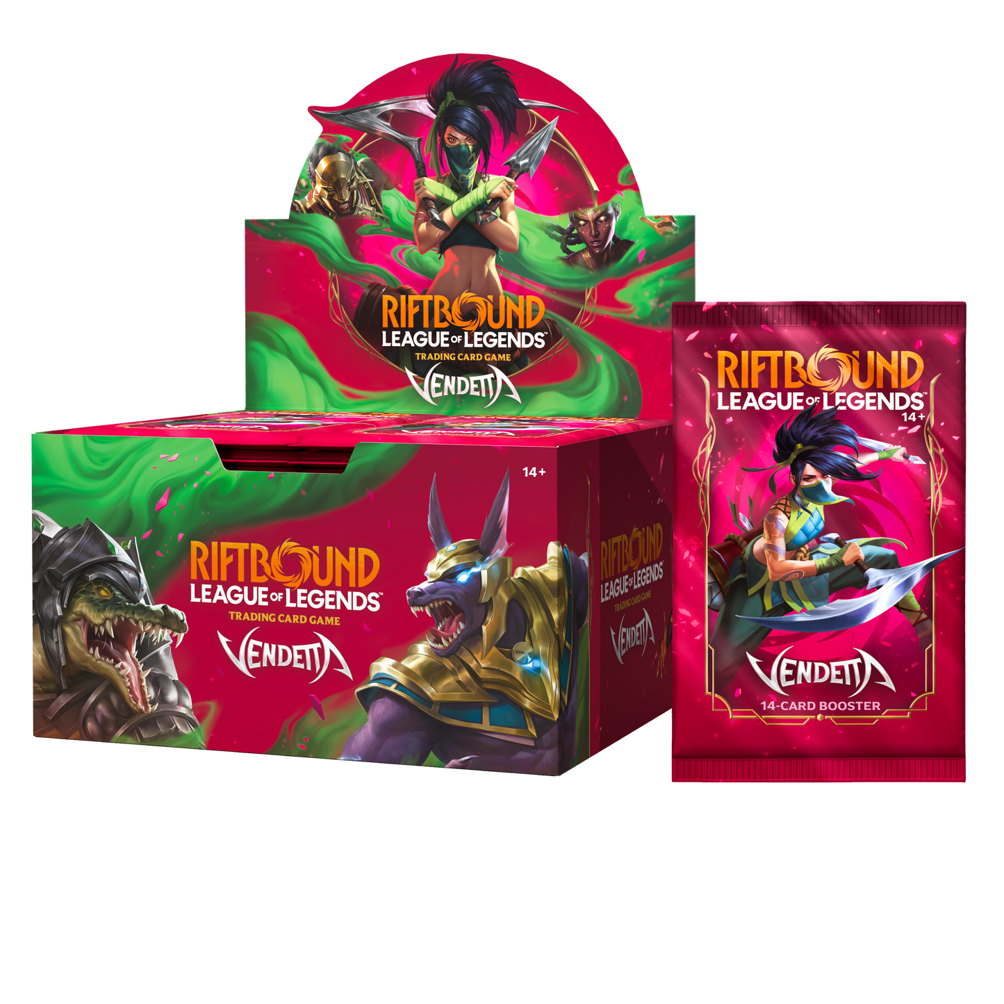 Riftbound League of Legends - Vendetta Booster Display (24 Boosters) Englisch