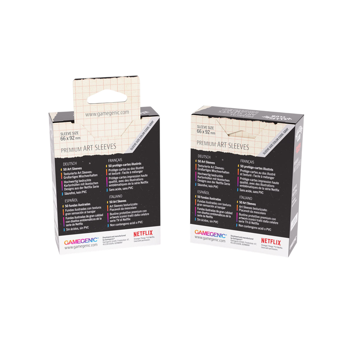 Gamegenic - Stranger Things - Hellfire Club Art Sleeves Hellfire Club