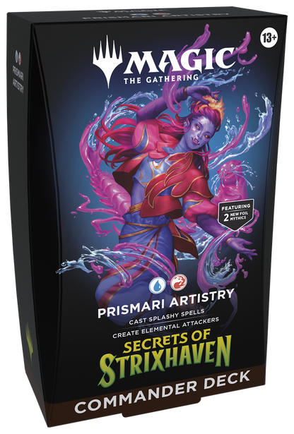 Magic: The Gathering | Geheimnisse von Strixhaven – Commander-Deck Prismari-Kunstfertigkeit (Deutsch)