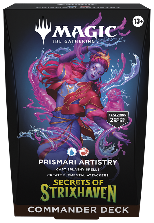 Magic: The Gathering | Geheimnisse von Strixhaven – Commander-Deck Prismari-Kunstfertigkeit (Deutsch)