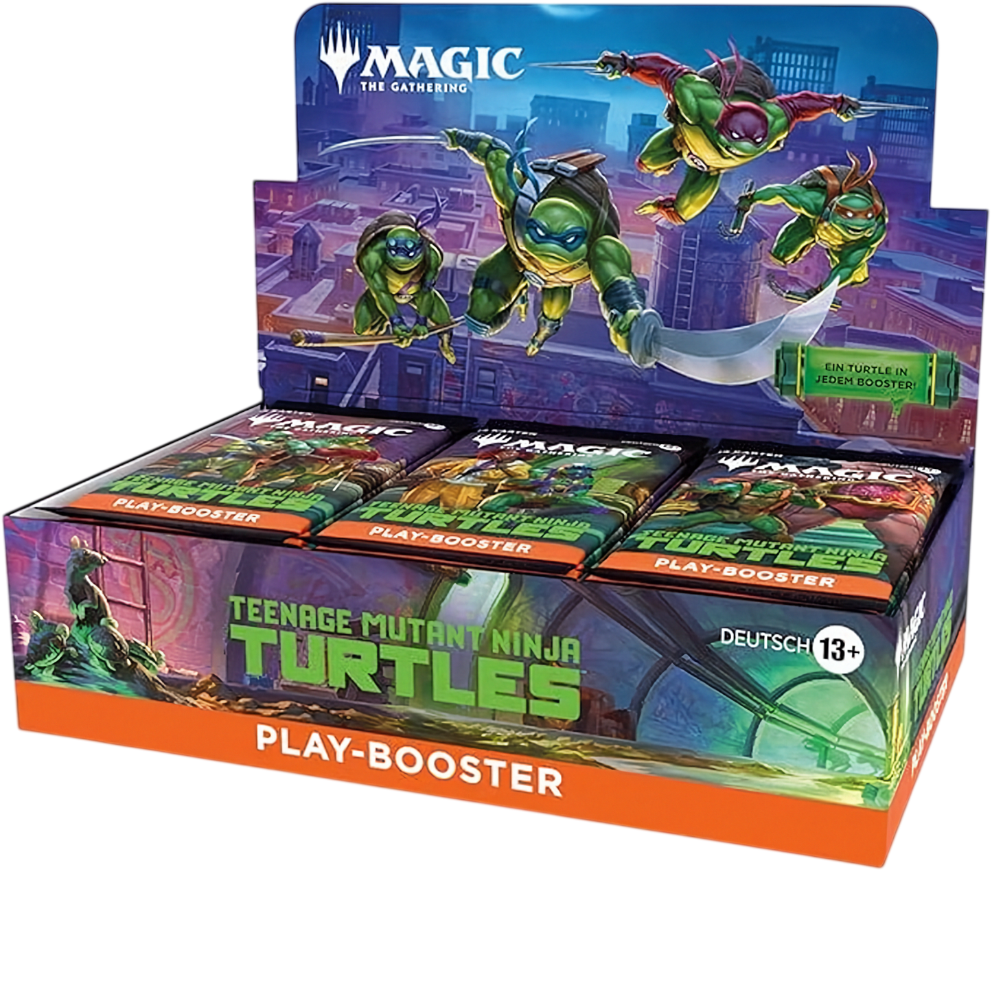 Magic: The Gathering | Teenage Mutant Ninja Turtles Play Booster Display - Deutsch