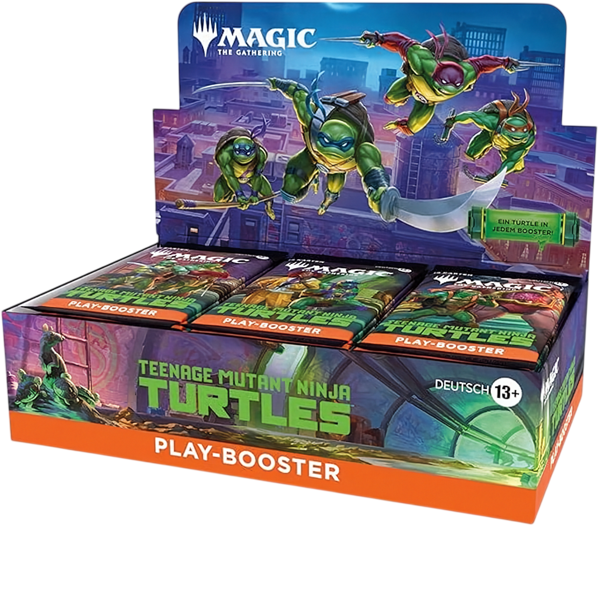 Magic: The Gathering | Teenage Mutant Ninja Turtles Play Booster Display - Deutsch