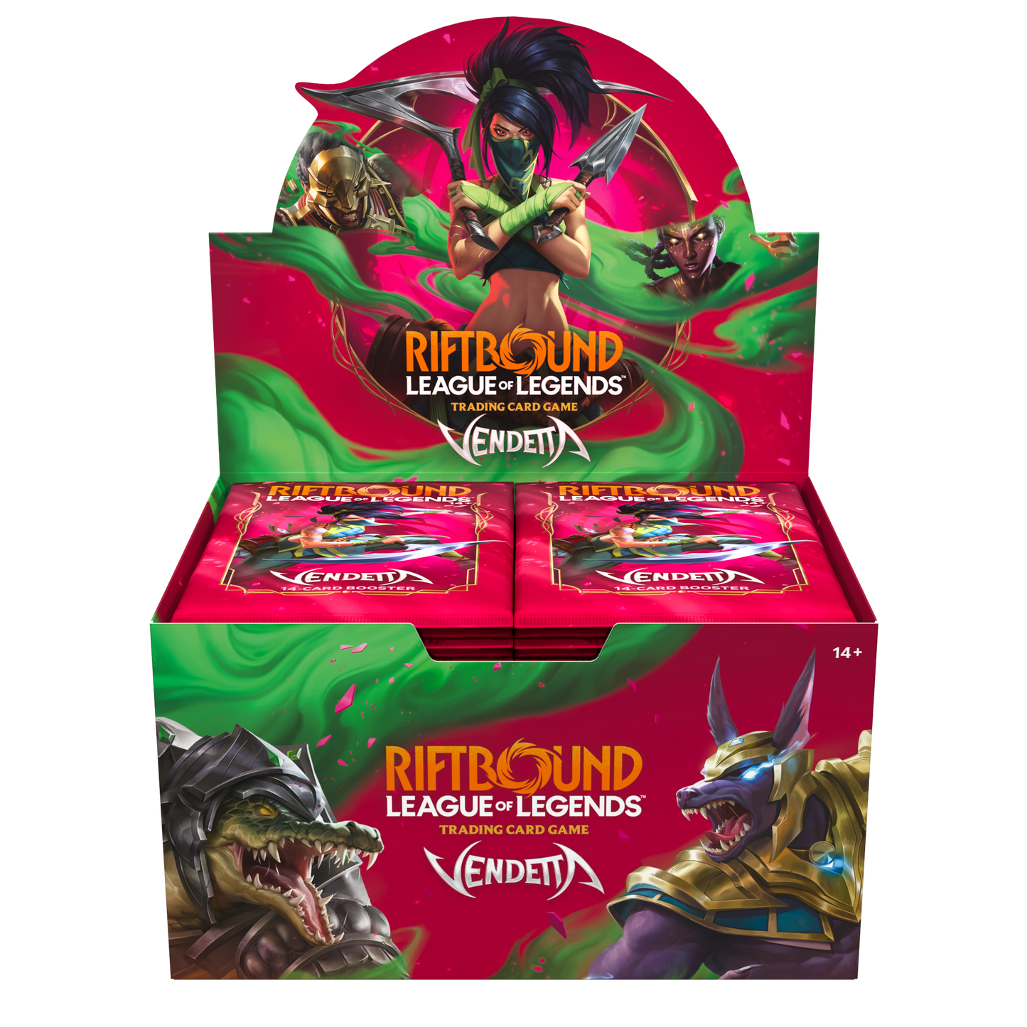 Riftbound League of Legends - Vendetta Booster Display (24 Boosters) Englisch