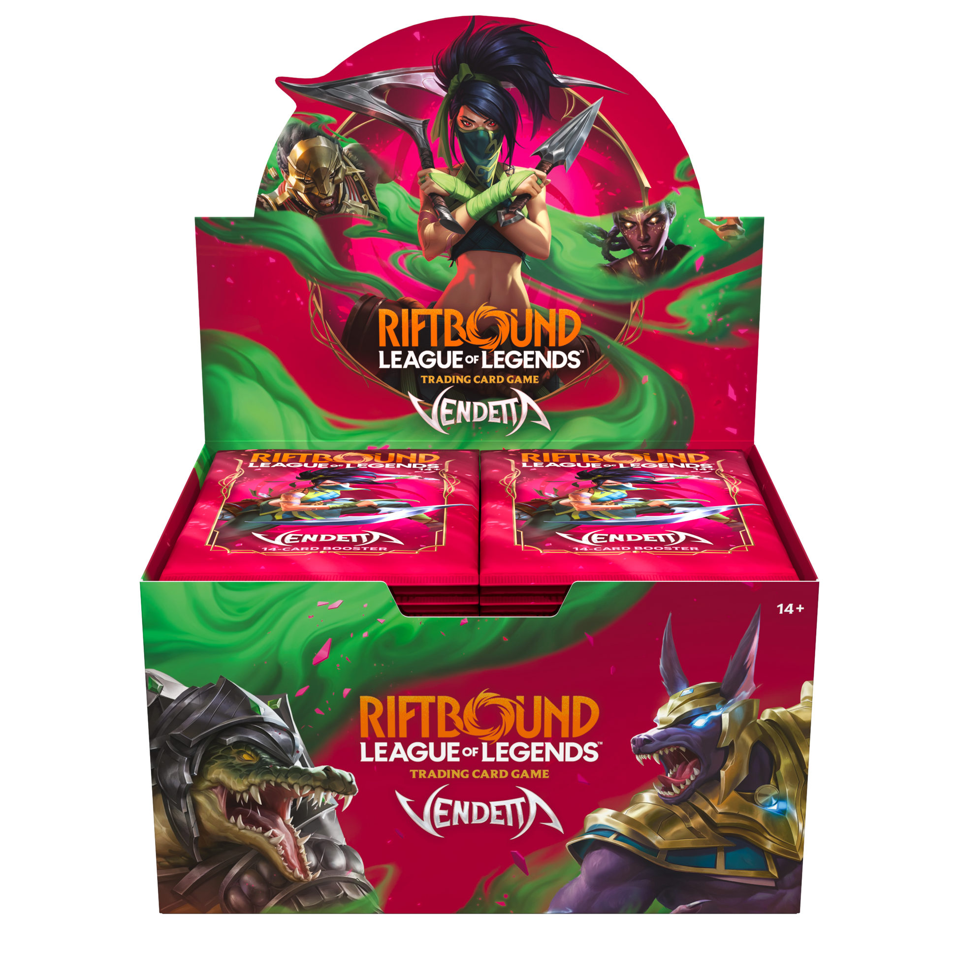 Riftbound League of Legends - Vendetta Booster Display (24 Boosters) Englisch