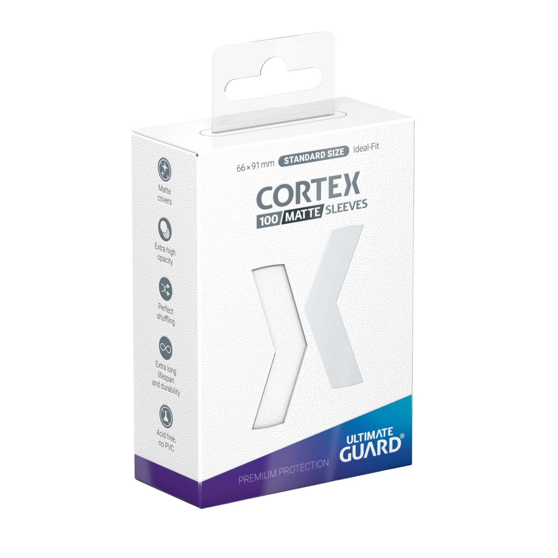 Ultimate Guard - Cortex Sleeves Standardgröße Matt (100) - Weiß
