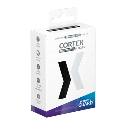 Ultimate Guard - Cortex Sleeves Standardgröße Matt (100) - Schwarz