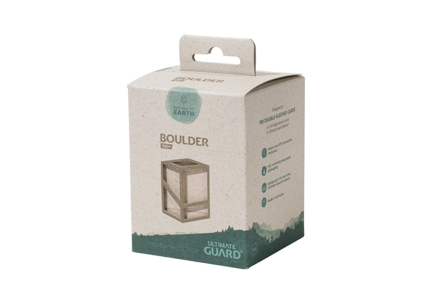 Ultimate Guard - Return To Earth Boulder Deck Case 100+ Standard Size - Natural