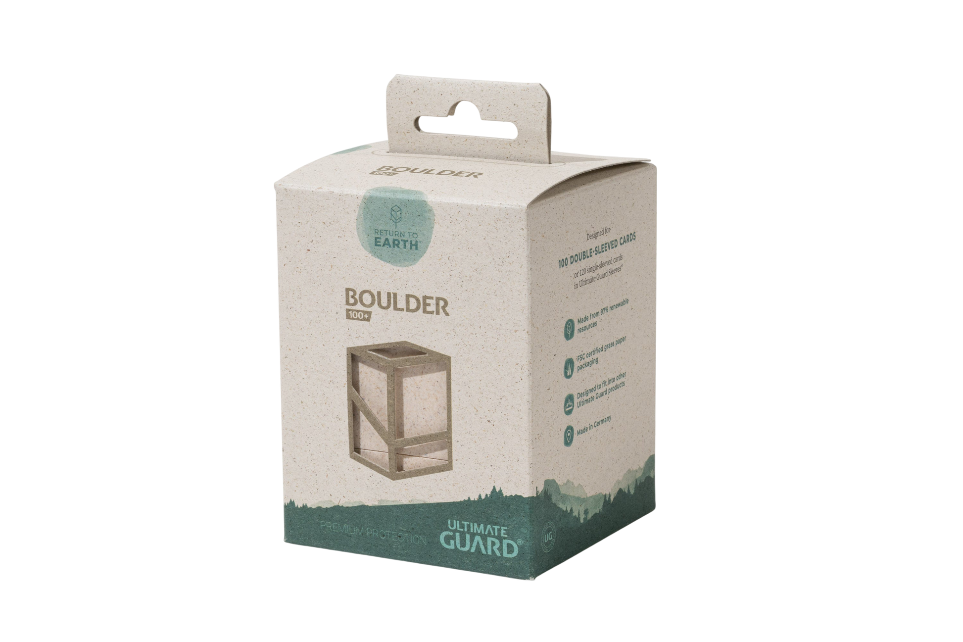 Ultimate Guard - Return To Earth Boulder Deck Case 100+ Standard Size - Natural